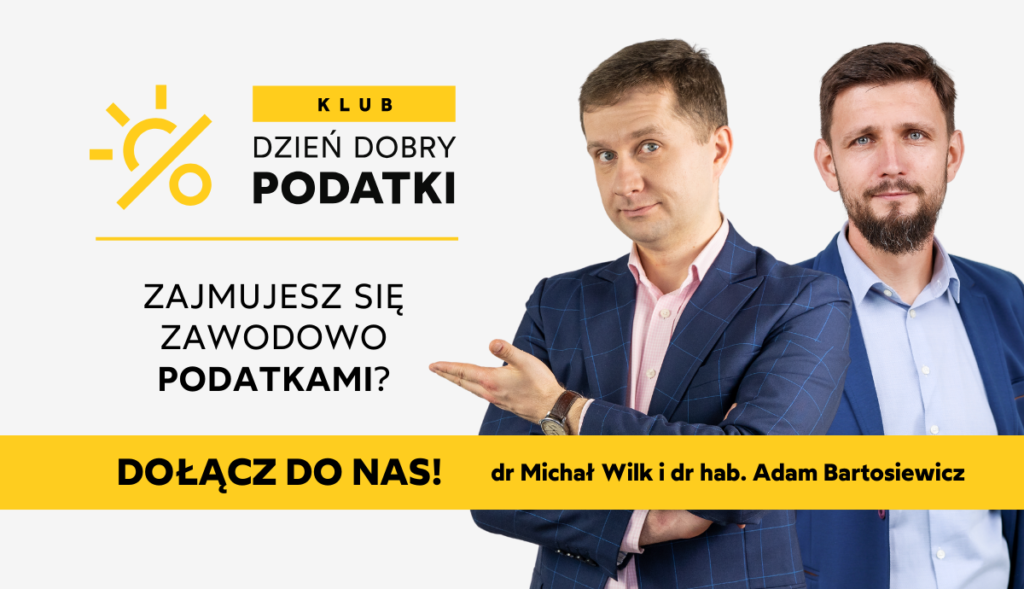 klub dzień dobry podatki