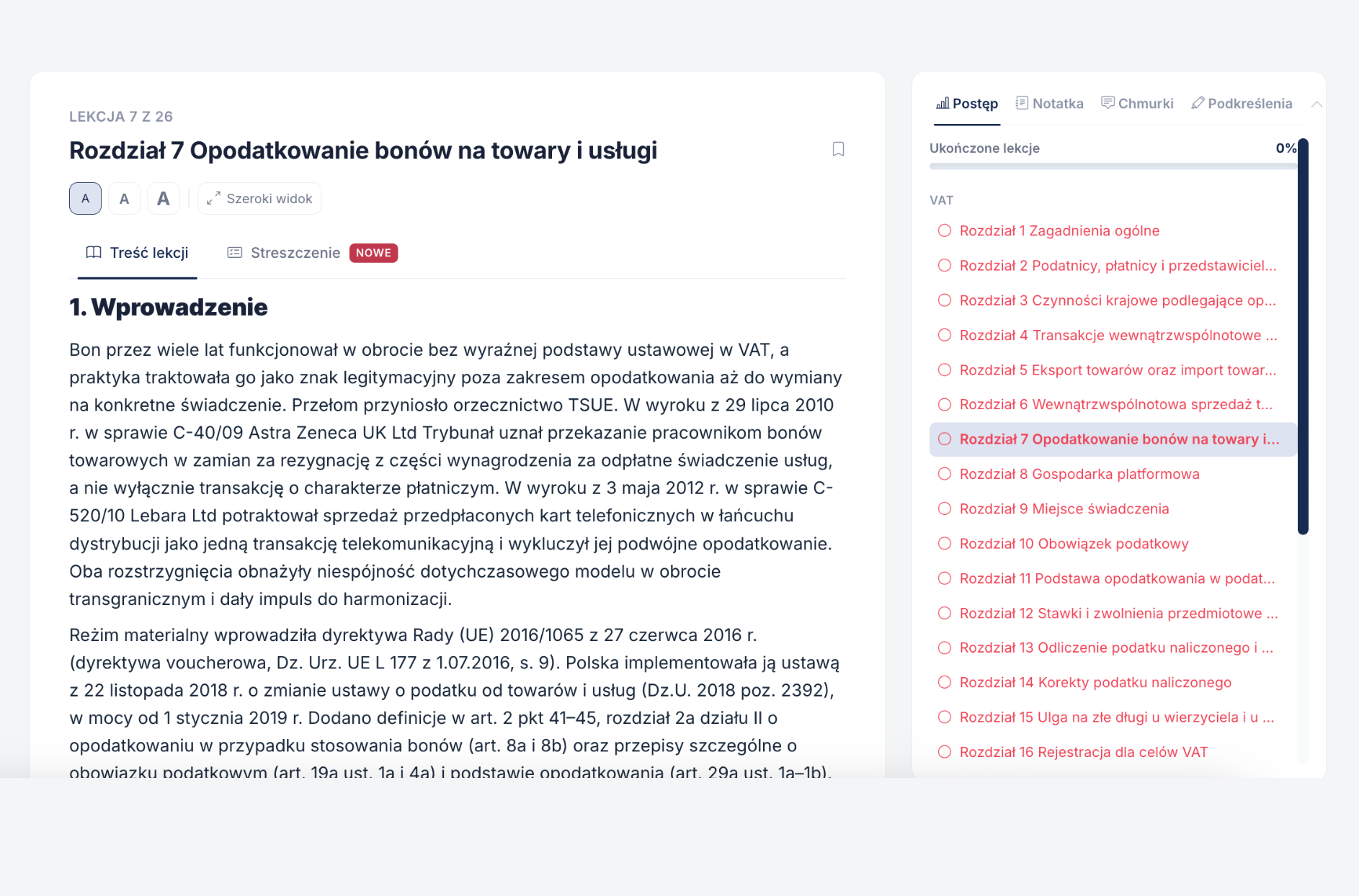 Screen: Interaktywny podręcznik